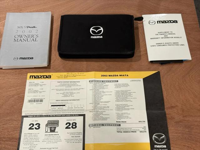 used 2002 Mazda MX-5 Miata car, priced at $22,990