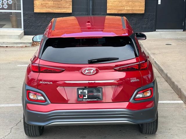 used 2021 Hyundai Kona EV car, priced at $21,490