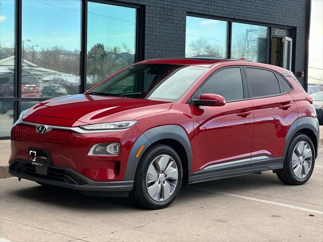 used 2021 Hyundai Kona EV car, priced at $21,490