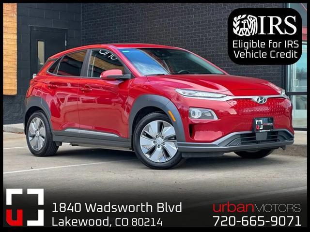 used 2021 Hyundai Kona EV car, priced at $21,990