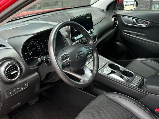 used 2021 Hyundai Kona EV car, priced at $21,490