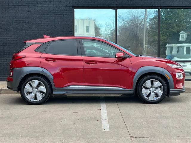 used 2021 Hyundai Kona EV car, priced at $21,490