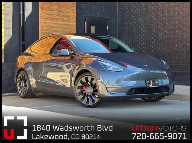 used 2022 Tesla Model Y car, priced at $35,990