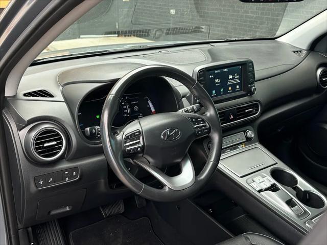 used 2021 Hyundai Kona EV car, priced at $20,490