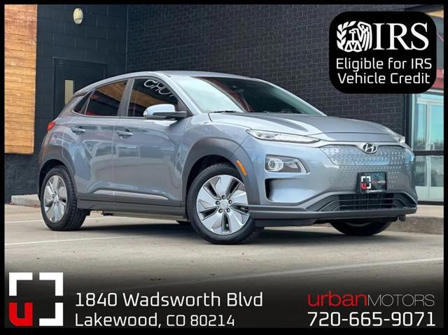 used 2021 Hyundai Kona EV car, priced at $20,990