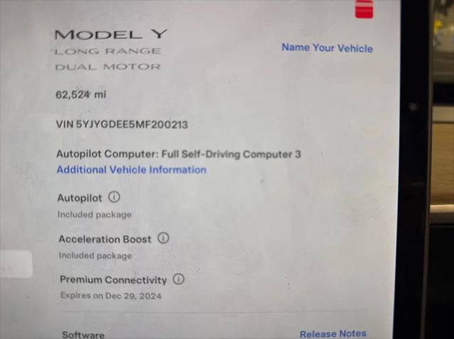 used 2021 Tesla Model Y car, priced at $27,990