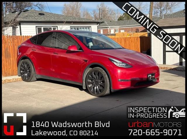 used 2021 Tesla Model Y car, priced at $27,990