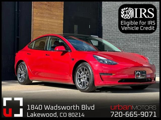 used 2022 Tesla Model 3 car, priced at $22,990