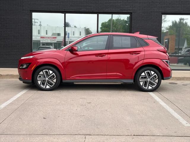 used 2022 Hyundai Kona EV car, priced at $19,490