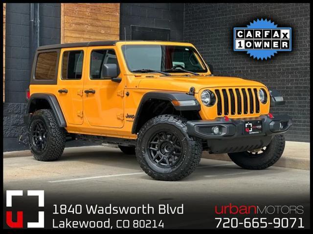 used 2021 Jeep Wrangler Unlimited car, priced at $34,490