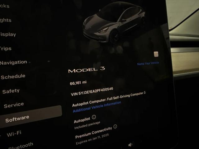 used 2023 Tesla Model 3 car, priced at $24,990