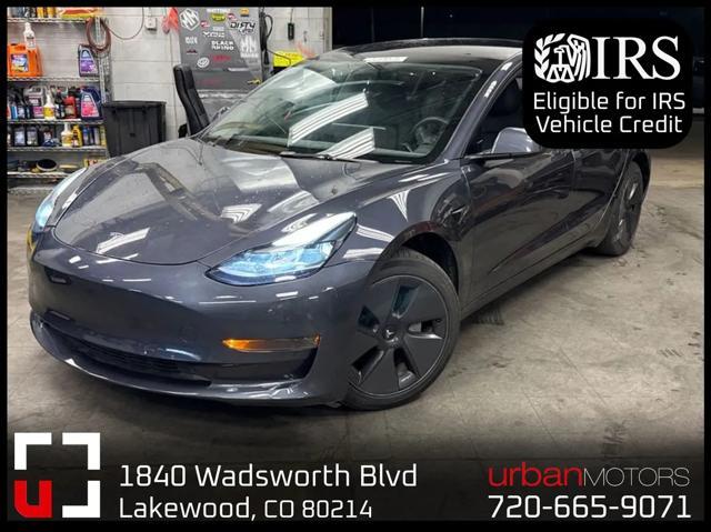 used 2023 Tesla Model 3 car, priced at $24,990