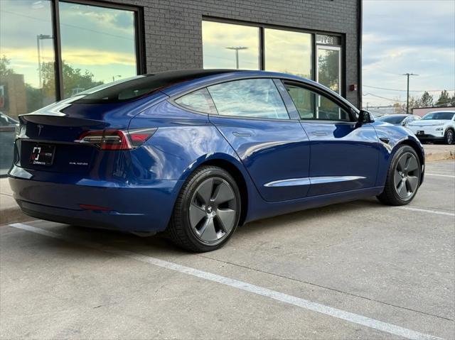 used 2021 Tesla Model 3 car, priced at $27,490