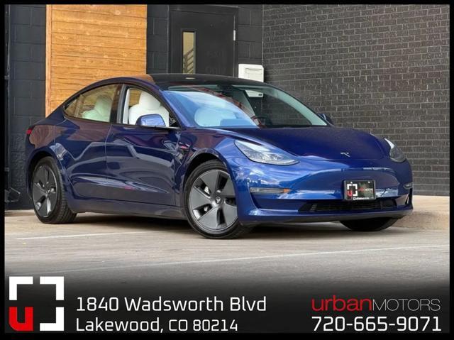 used 2021 Tesla Model 3 car, priced at $27,990