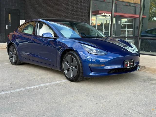 used 2021 Tesla Model 3 car, priced at $27,490