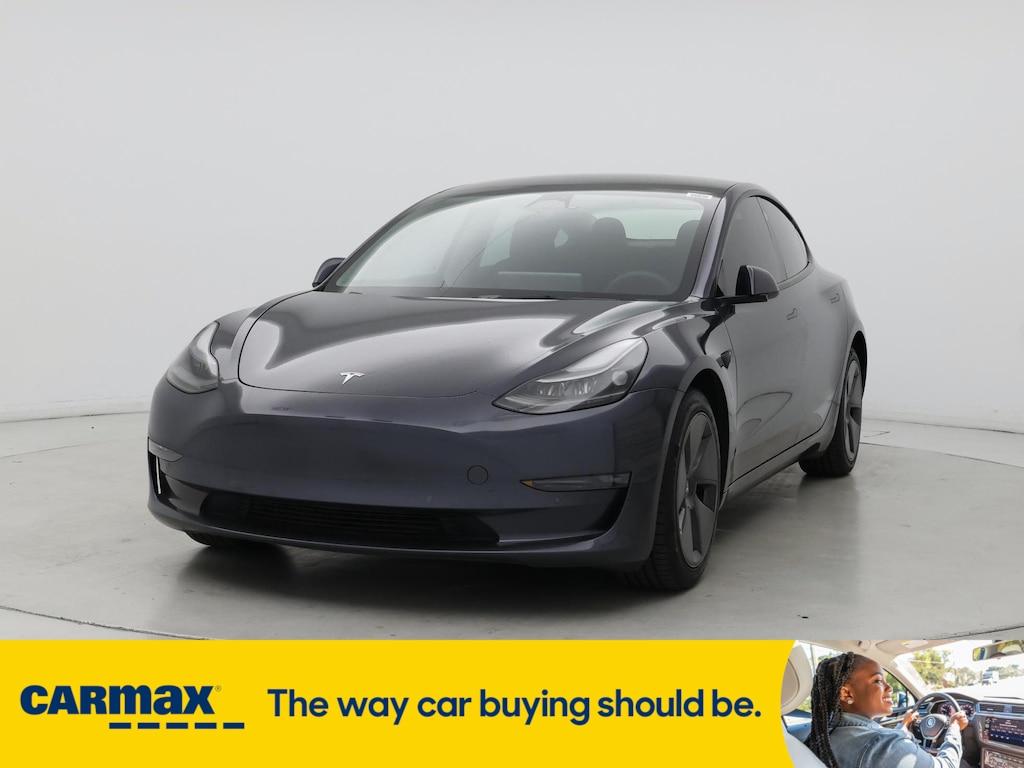 used 2022 Tesla Model 3 car, priced at $27,998