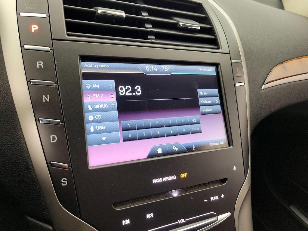 used 2016 Lincoln MKZ car, priced at $16,998