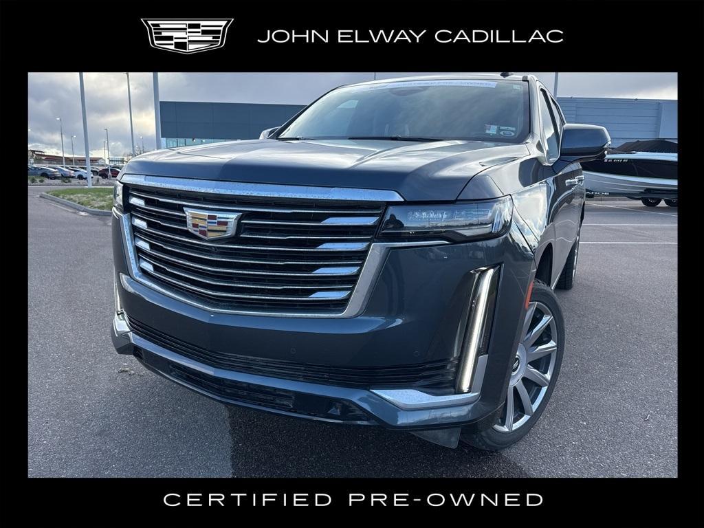 used 2021 Cadillac Escalade ESV car, priced at $74,500