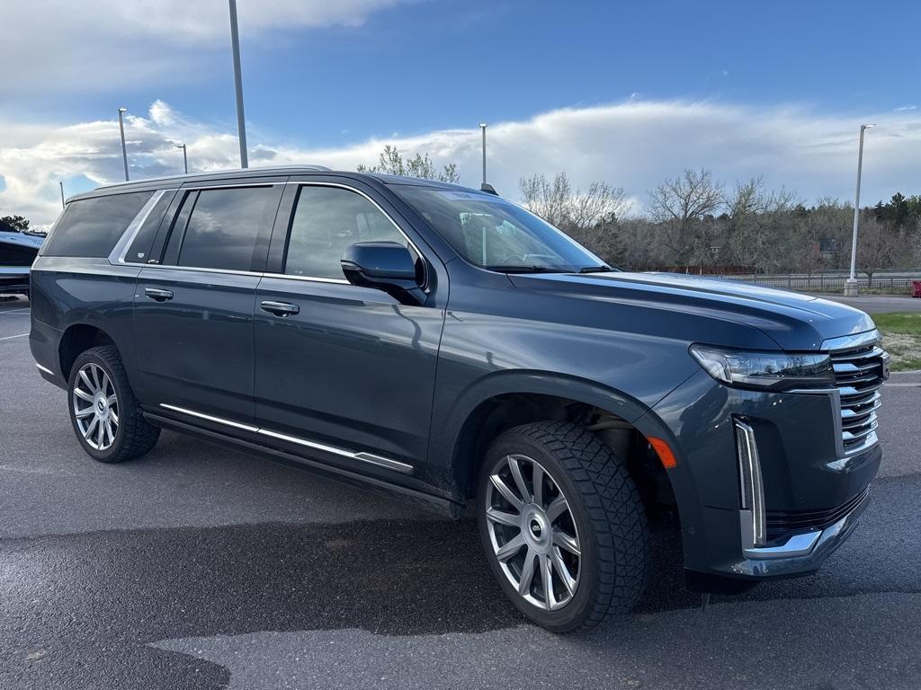 used 2021 Cadillac Escalade ESV car, priced at $74,500