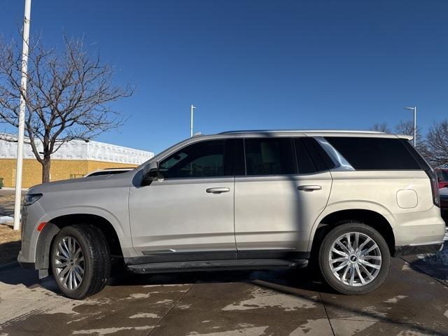 used 2021 Cadillac Escalade car, priced at $58,000