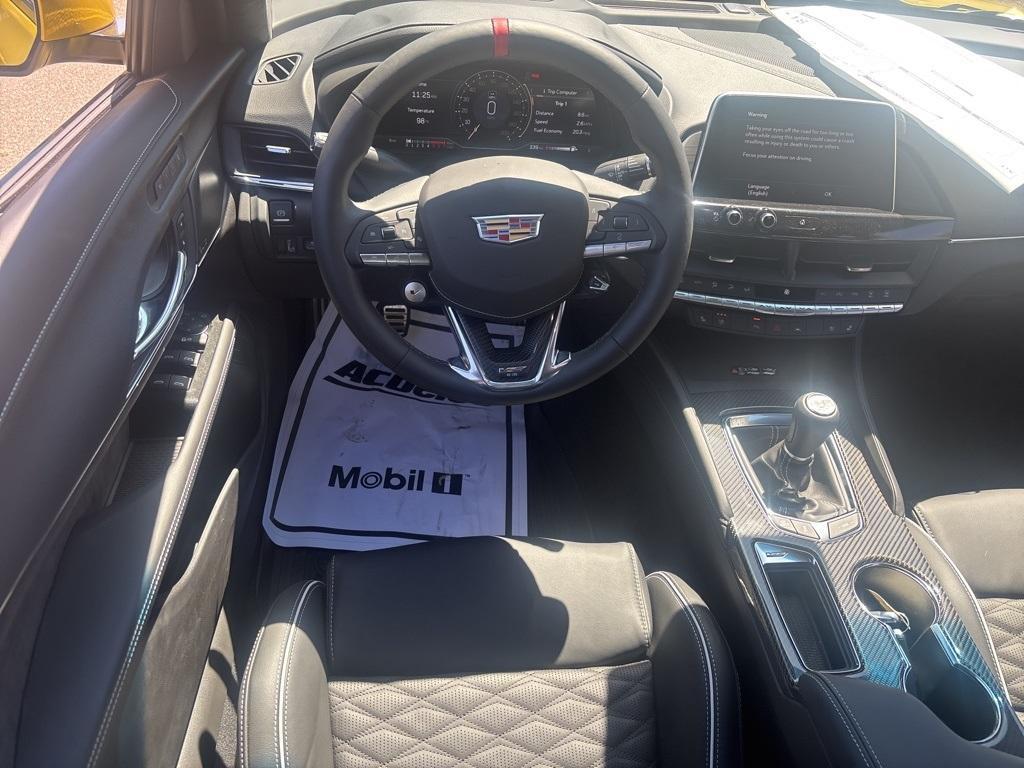 new 2025 Cadillac CT4-V car, priced at $74,034