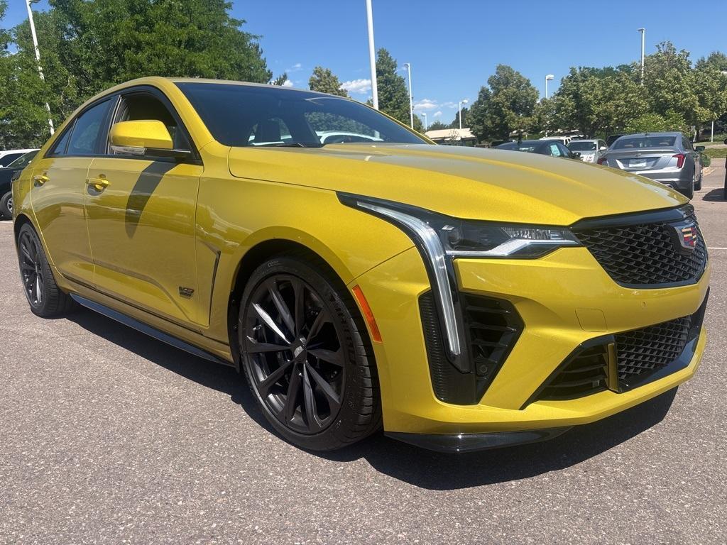 new 2025 Cadillac CT4-V car, priced at $74,034
