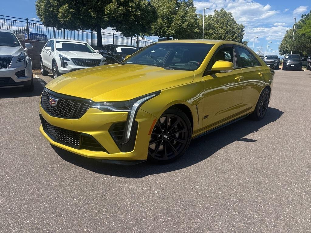 new 2025 Cadillac CT4-V car, priced at $74,034