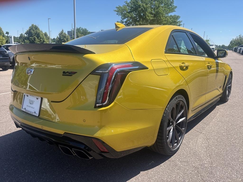 new 2025 Cadillac CT4-V car, priced at $74,034