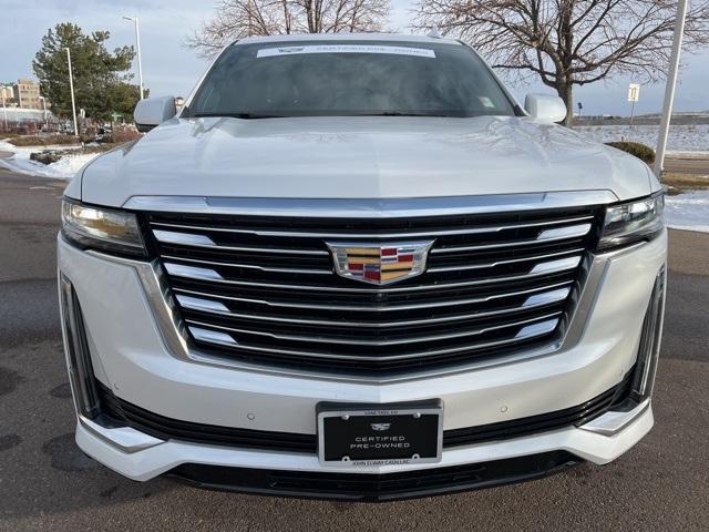 used 2021 Cadillac Escalade car, priced at $78,500