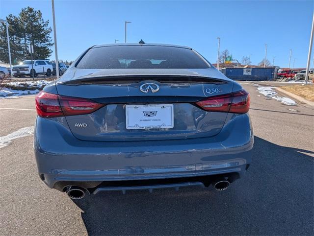 used 2021 INFINITI Q50 car, priced at $35,000