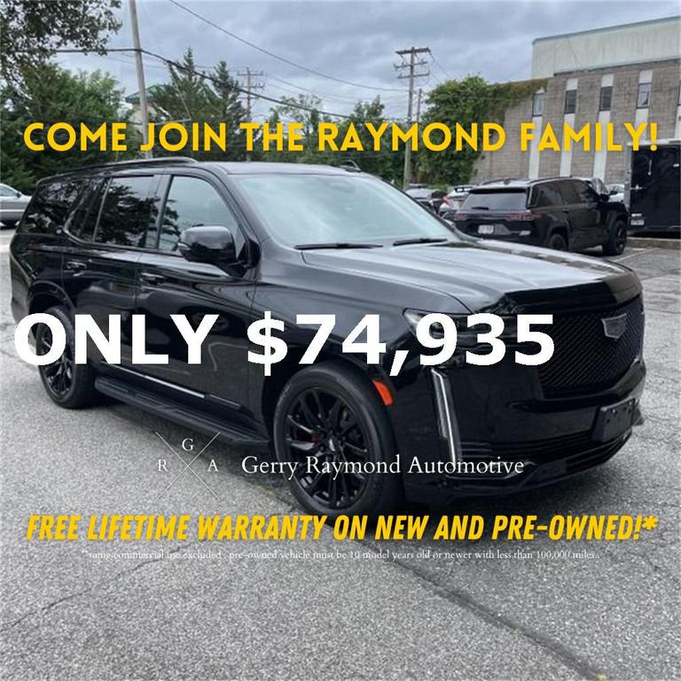 used 2022 Cadillac Escalade car, priced at $74,935
