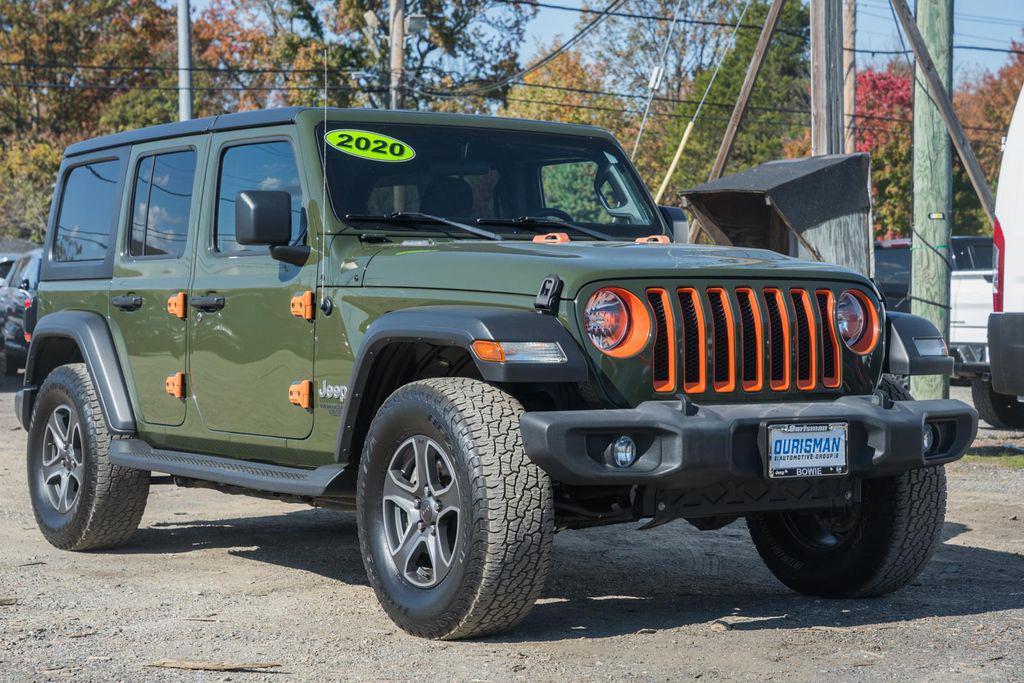 used 2020 Jeep Wrangler Unlimited car, priced at $25,000
