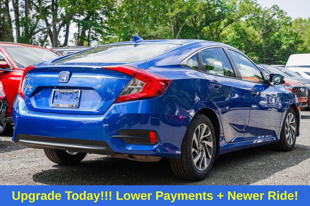 used 2017 Honda Civic car, priced at $13,500