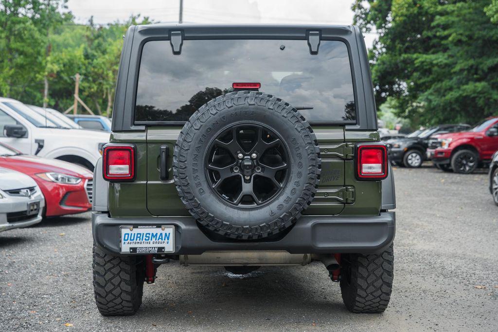 used 2021 Jeep Wrangler car, priced at $22,500