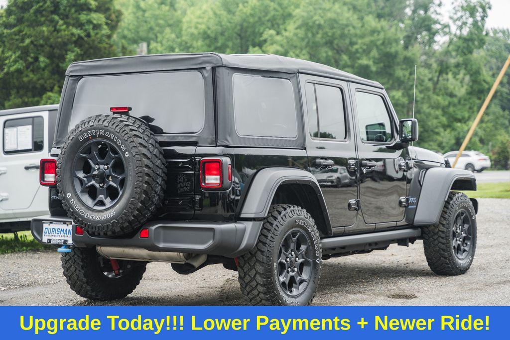 used 2023 Jeep Wrangler 4xe car, priced at $32,500