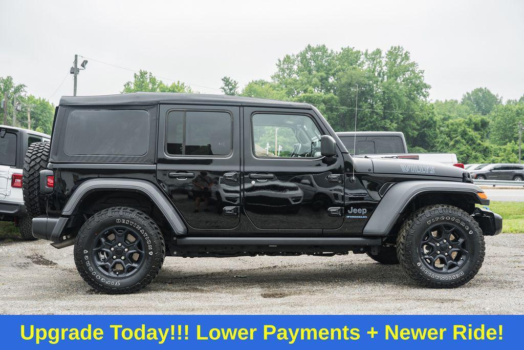 used 2023 Jeep Wrangler 4xe car, priced at $32,500