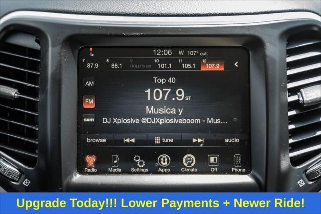 used 2017 Jeep Cherokee car, priced at $13,000