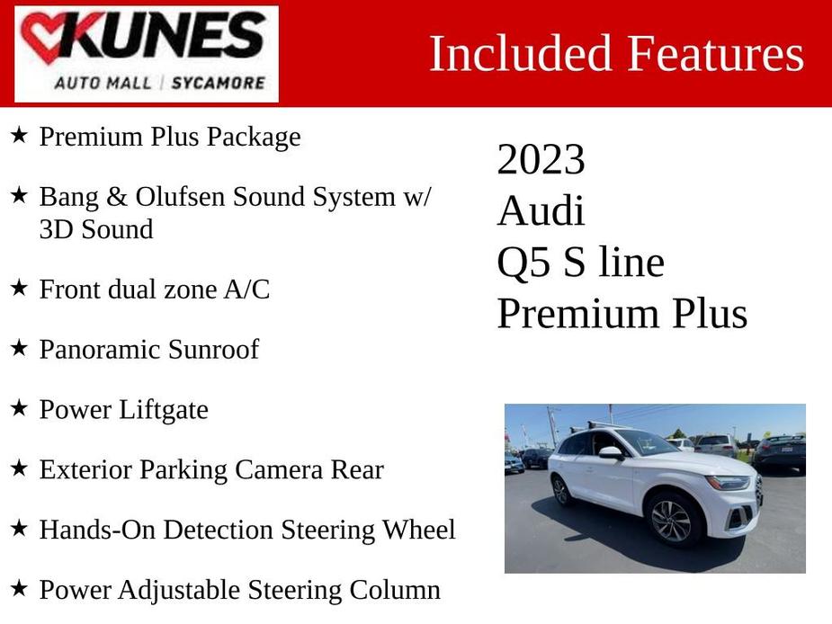 used 2023 Audi Q5 car, priced at $38,778