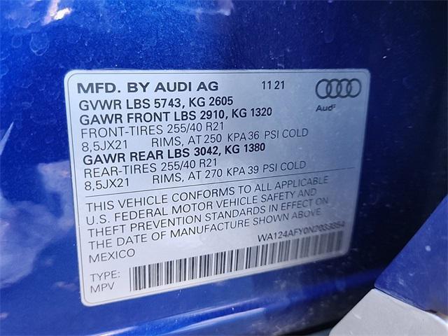 used 2022 Audi SQ5 car, priced at $43,571