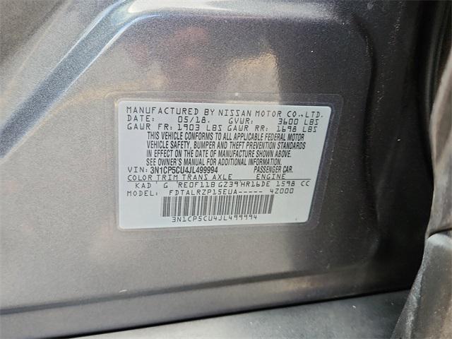 used 2018 Nissan Kicks car, priced at $13,592