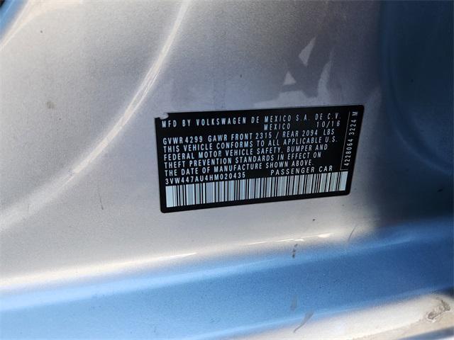 used 2017 Volkswagen Golf GTI car, priced at $15,415