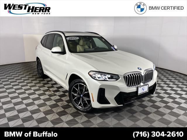 used 2022 BMW X3 car, priced at $42,716