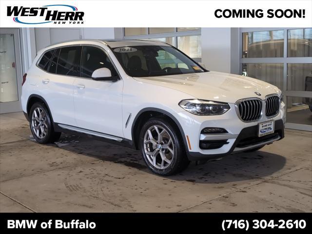 used 2021 BMW X3 car, priced at $36,929