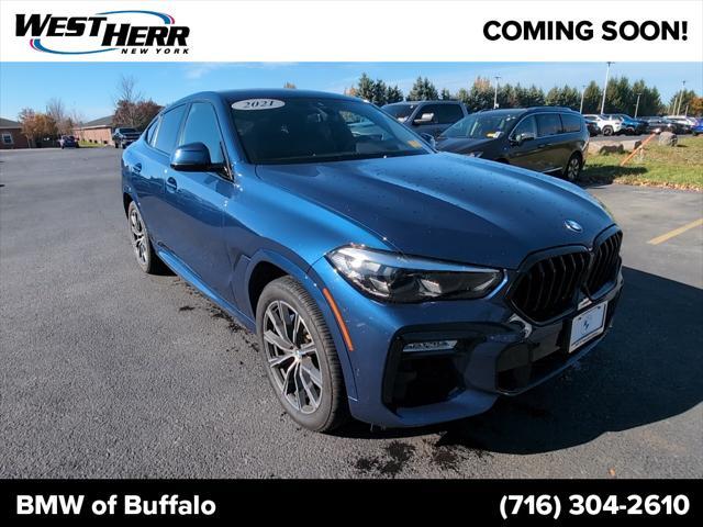 used 2021 BMW X6 car, priced at $56,927