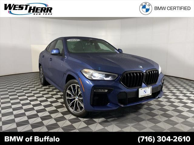 used 2021 BMW X6 car, priced at $54,529