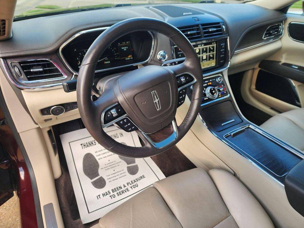 used 2017 Lincoln Continental car, priced at $20,193