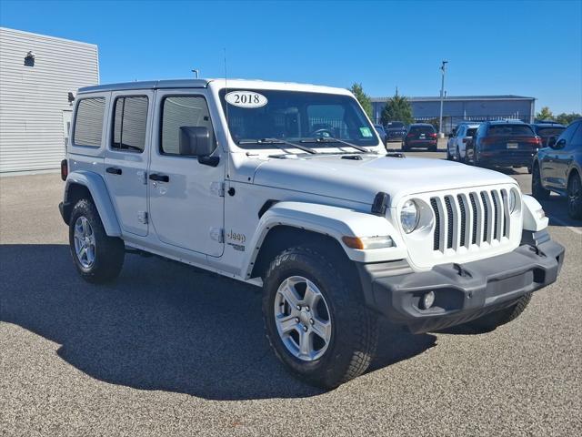 used 2018 Jeep Wrangler Unlimited car, priced at $22,202