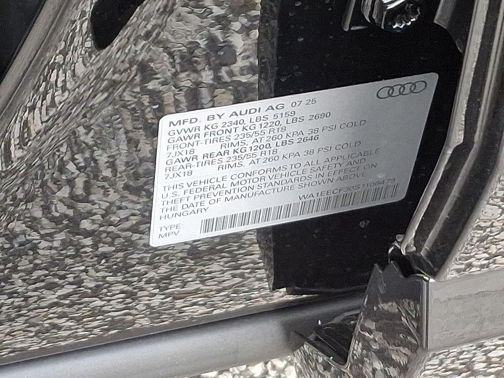 new 2025 Audi Q3 car, priced at $45,110