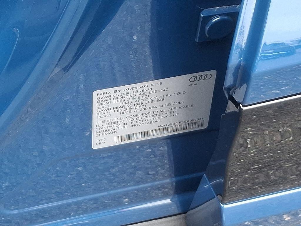 new 2025 Audi SQ6 e-tron car, priced at $81,375