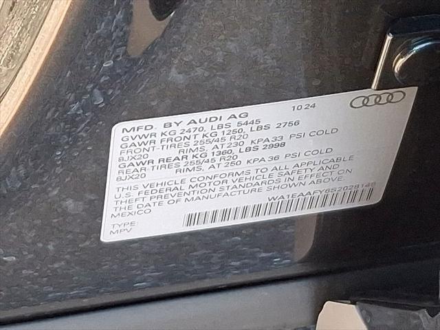 used 2025 Audi Q5 car, priced at $49,900
